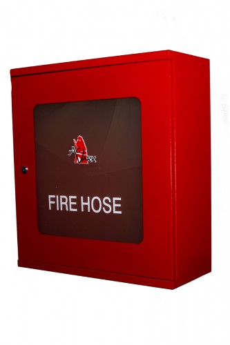 Fire Hose, Mild Steel Cabinet, Glass Window, 500x550x210