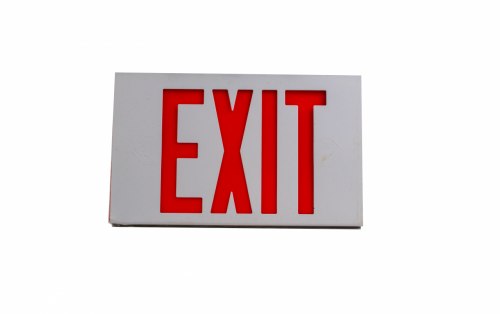 Exit   Stand -Out Sign