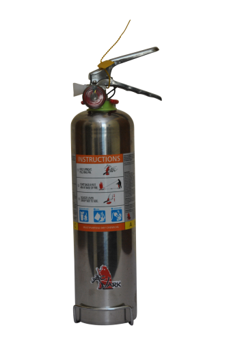 Jamaica 2kg ABC Powder Stainless Steel Extinguisher