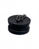 2 1/2" British Instantaneous plug,  black elastomer