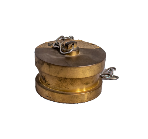 2 1/2" British Instantaneous plug, polished brass