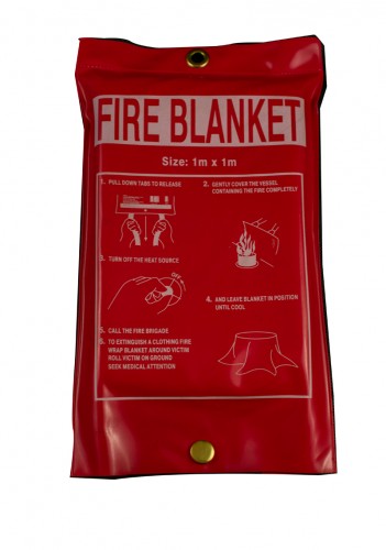 Fire Blanket , 1.0 x 1.0 Mtr,package in pvc bag