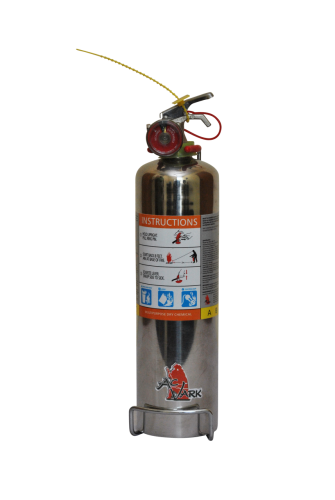 Jamaica 1kg ABC Powder Stainless Steel Extinguisher